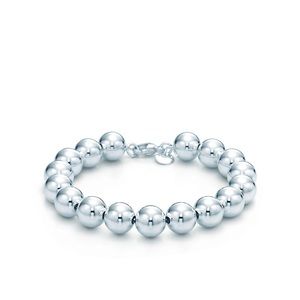 Authentic Tiffany bead silver bracelet